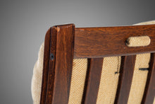 Load image into Gallery viewer, Bentwood Lounge Chair w/ Ottoman in Rosewood & Original Fabric by Fredrik A. Kayser for Vatne Møbler, Denmark, c. 1960's-ABT Modern