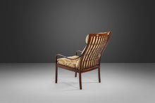Load image into Gallery viewer, Bentwood Lounge Chair w/ Ottoman in Rosewood & Original Fabric by Fredrik A. Kayser for Vatne Møbler, Denmark, c. 1960's-ABT Modern