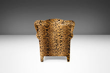Load image into Gallery viewer, Bespoke Set of Two (2) Luscious Leopard-Print Lounge Chairs, USA, c. 1980s-ABT Modern