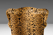 Load image into Gallery viewer, Bespoke Set of Two (2) Luscious Leopard-Print Lounge Chairs, USA, c. 1980s-ABT Modern