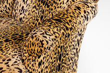 Load image into Gallery viewer, Bespoke Set of Two (2) Luscious Leopard-Print Lounge Chairs, USA, c. 1980s-ABT Modern