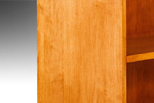 Load image into Gallery viewer, Bookcase / Entry Table by Paul McCobb for Winchendon Planner Group in Maple w/ Custom Geometric Steel Base, USA, c. 1960's-ABT Modern