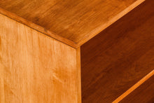 Load image into Gallery viewer, Bookcase / Entry Table by Paul McCobb for Winchendon Planner Group in Maple w/ Custom Geometric Steel Base, USA, c. 1960's-ABT Modern