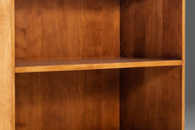 Load image into Gallery viewer, Bookcase / Entry Table by Paul McCobb for Winchendon Planner Group in Maple w/ Custom Geometric Steel Base, USA, c. 1960's-ABT Modern