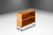 Load image into Gallery viewer, Bookcase / Entry Table by Paul McCobb for Winchendon Planner Group in Maple w/ Custom Geometric Steel Base, USA, c. 1960's-ABT Modern