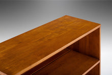 Load image into Gallery viewer, Bookcase / Entry Table by Paul McCobb for Winchendon Planner Group in Maple w/ Custom Geometric Steel Base, USA, c. 1960's-ABT Modern