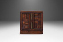 Load image into Gallery viewer, Brutalist Geometric Mid Century Modern End Table / Nightstand in Walnut, USA, c. 1960's-ABT Modern