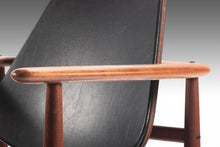 Load image into Gallery viewer, Captain's Chair in Teak by Arne Hovmand-Olsen for Onsild Møbelfabrik, Denmark, c. 1960's-ABT Modern