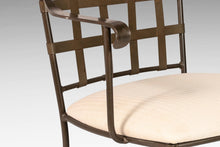 Load image into Gallery viewer, Charleston Forge 'Etrusche' Iron Glass Top Dining Table & Four (4) Chairs Set, USA, c. 2000's-ABT Modern