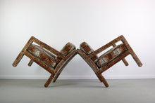 Load image into Gallery viewer, Club Chairs by Milo Baughman for Thayer Coggin in Animal Print, A Set of 2-ABT Modern