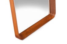 Load image into Gallery viewer, Contoured Danish Modern Teak Wall Mirror by Pedersen & Hansen-ABT Modern