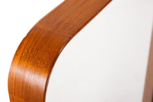 Load image into Gallery viewer, Contoured Danish Modern Teak Wall Mirror by Pedersen & Hansen-ABT Modern