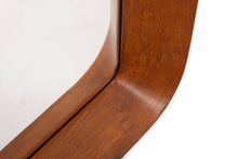 Load image into Gallery viewer, Contoured Danish Modern Teak Wall Mirror by Pedersen & Hansen-ABT Modern