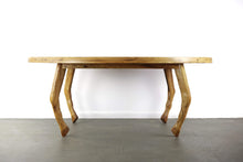 Load image into Gallery viewer, Custom Built Equine Dining Table of Hickory and Rosewood-ABT Modern