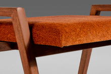 Load image into Gallery viewer, Custom Mid-Century Modern Style Single Seat Piano Bench Paired Well with the Baldwin Acrosonic Piano-ABT Modern