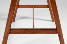 Load image into Gallery viewer, Custom Mid-Century Modern Style Single Seat Piano Bench Paired Well with the Baldwin Acrosonic Piano & New Black Leather Seat-ABT Modern