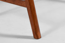 Load image into Gallery viewer, Custom Mid-Century Modern Style Single Seat Piano Bench Paired Well with the Baldwin Acrosonic Piano & New Black Leather Seat-ABT Modern