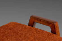 Load image into Gallery viewer, Custom Mid-Century Modern Style Single Seat Piano Bench Paired Well with the Baldwin Acrosonic Piano & New Black Leather Seat-ABT Modern