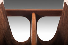 Load image into Gallery viewer, Danish MCM Magazine Rack in Teak & Leather by Salin Møbler, Denmark, c. 1960's-ABT Modern