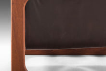 Load image into Gallery viewer, Danish MCM Magazine Rack in Teak & Leather by Salin Møbler, Denmark, c. 1960's-ABT Modern