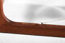 Load image into Gallery viewer, Danish MCM Magazine Rack in Teak & Leather by Salin Møbler, Denmark, c. 1960's-ABT Modern