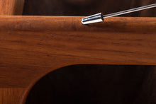 Load image into Gallery viewer, Danish MCM Magazine Rack in Teak & Leather by Salin Møbler, Denmark, c. 1960's-ABT Modern