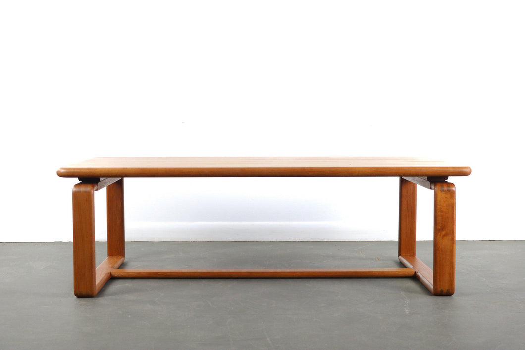 Danish Mid Century Modern Solid Teak Coffee Table-ABT Modern