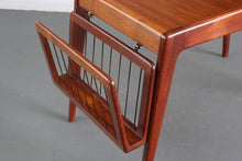 Load image into Gallery viewer, Danish Midcentury Design Teak Side Table by Kurt Ostervig with Magazine Rack-ABT Modern