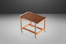 Load image into Gallery viewer, Danish Modern Bar Cart in Teak by Poul Hundevad for Vamdrup Stolefabrik, 1960s-ABT Modern