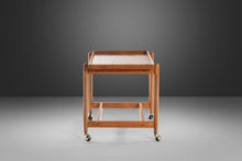 Load image into Gallery viewer, Danish Modern Bar Cart in Teak by Poul Hundevad for Vamdrup Stolefabrik, 1960s-ABT Modern