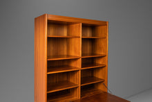 Load image into Gallery viewer, Danish Modern China Cabinet in Teak with Secretary Drop Down Desk Top in the Manner of Poul Hundevad, Denmark, c. 1970's-ABT Modern