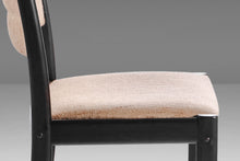 Load image into Gallery viewer, Danish Modern Dining Chair / Desk Chair in Afromosia and Original Knit Fabric, c. 1970s-ABT Modern