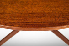 Load image into Gallery viewer, Danish Modern Dining Table in Teak w/ Pedestal Base by Gudme Mobelfabrik, Denmark, c. 1960's-ABT Modern