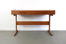 Load image into Gallery viewer, Danish Modern Drafting / Writing Desk In Rich Grained Teak with Pop Up Compartment-ABT Modern