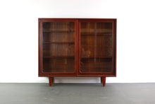 Load image into Gallery viewer, Danish Modern Glass Front Bookcase / Display Cabinet by Harry Ostergaard in Teak, c. 1960s-ABT Modern