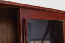 Load image into Gallery viewer, Danish Modern Glass Front Bookcase / Display Cabinet by Harry Ostergaard in Teak, c. 1960s-ABT Modern