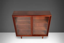 Load image into Gallery viewer, Danish Modern Glass Front Bookcase / Display Cabinet by Harry Ostergaard in Teak, c. 1960s-ABT Modern