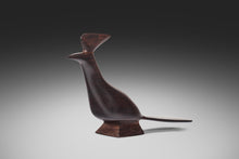 Load image into Gallery viewer, Danish Modern Hand Sculpted Roadrunner in Solid Brazilian Rosewood, Denmark, c. 1970's-ABT Modern