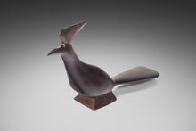 Load image into Gallery viewer, Danish Modern Hand Sculpted Roadrunner in Solid Brazilian Rosewood, Denmark, c. 1970's-ABT Modern