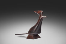 Load image into Gallery viewer, Danish Modern Hand Sculpted Roadrunner in Solid Brazilian Rosewood, Denmark, c. 1970's-ABT Modern
