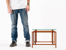 Load image into Gallery viewer, Danish Modern Henning Nørgaard for Komfort Teak and Glass Side Table-ABT Modern