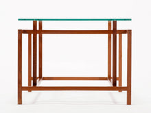 Load image into Gallery viewer, Danish Modern Henning Nørgaard for Komfort Teak and Glass Side Table-ABT Modern