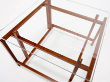 Load image into Gallery viewer, Danish Modern Henning Nørgaard for Komfort Teak and Glass Side Table-ABT Modern