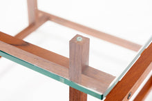 Load image into Gallery viewer, Danish Modern Henning Nørgaard for Komfort Teak and Glass Side Table-ABT Modern
