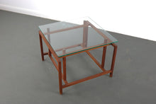 Load image into Gallery viewer, Danish Modern Henning Nørgaard for Komfort Teak and Glass Side Table-ABT Modern