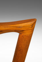 Load image into Gallery viewer, Danish Modern Kai Kristiasen Model 42 Teak Dining Chair / Desk Chair in Black Leather, Denmark, c. 1960's-ABT Modern