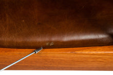 Load image into Gallery viewer, Danish Modern Kai Kristiasen Model 42 Teak Dining Chair / Desk Chair in Brown Leather, Denmark, c. 1960's-ABT Modern