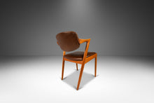 Load image into Gallery viewer, Danish Modern Kai Kristiasen Model 42 Teak Dining Chair / Desk Chair in Brown Leather, Denmark, c. 1960's-ABT Modern