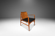 Load image into Gallery viewer, Danish Modern Lounge Chair w/ Cane Back by Ib Kofod Larsen for Selig, Denmark, c. 1960's-ABT Modern