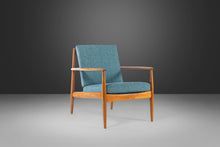 Load image into Gallery viewer, Danish Modern Model 118 Chair by Grete Jalk for France and Sons with Complementary Danish Ottoman, Denmark, 1960's-ABT Modern